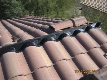 Install the ridge vent